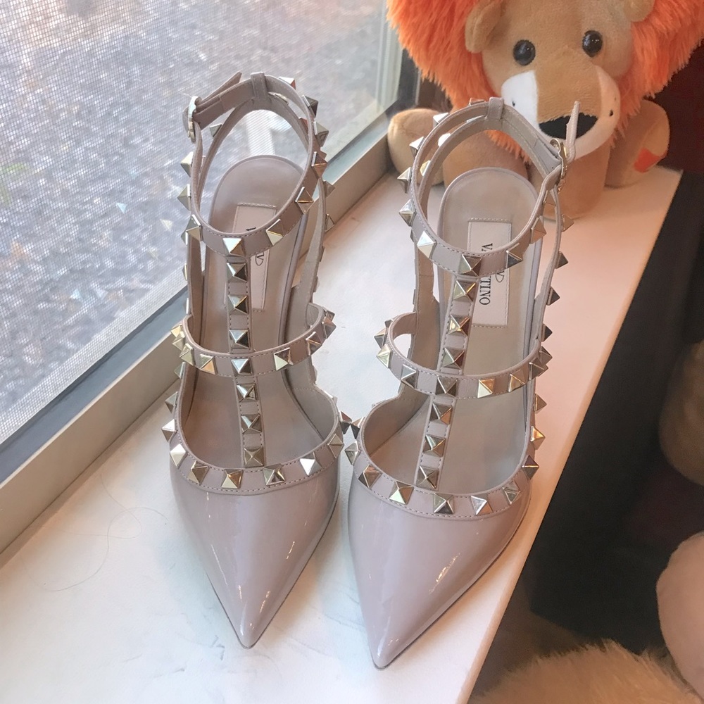 Valentino rock stud heels size 34.5